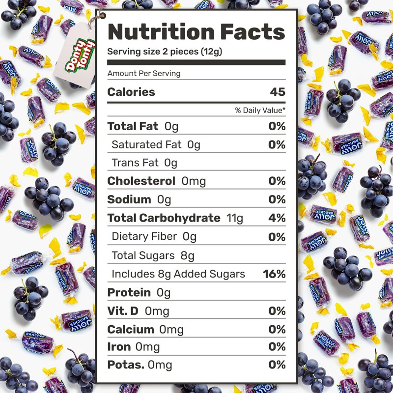 Hard Candy GRAPE Original Flavor 2 lb - Bulk Assorted
