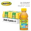 Mott's 100% Apple White Grape Juice, 8 Fl Oz Bottles,