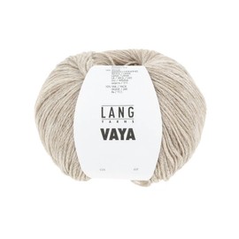 50 g "Vaya" - colour: 94 - beige blend - airy yarn made of cotton, merino and yak