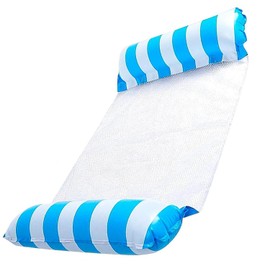 Float Bed for Adults, Water Hammock, Water Float, Sofa, Float, Mat, Lounge, Chair, Water Play, Boat, Heat Protection, Pool, Beach, Beach, Leisure, 47.2 x 27.6 inches (120 x 70 cm) (Sky Blue)