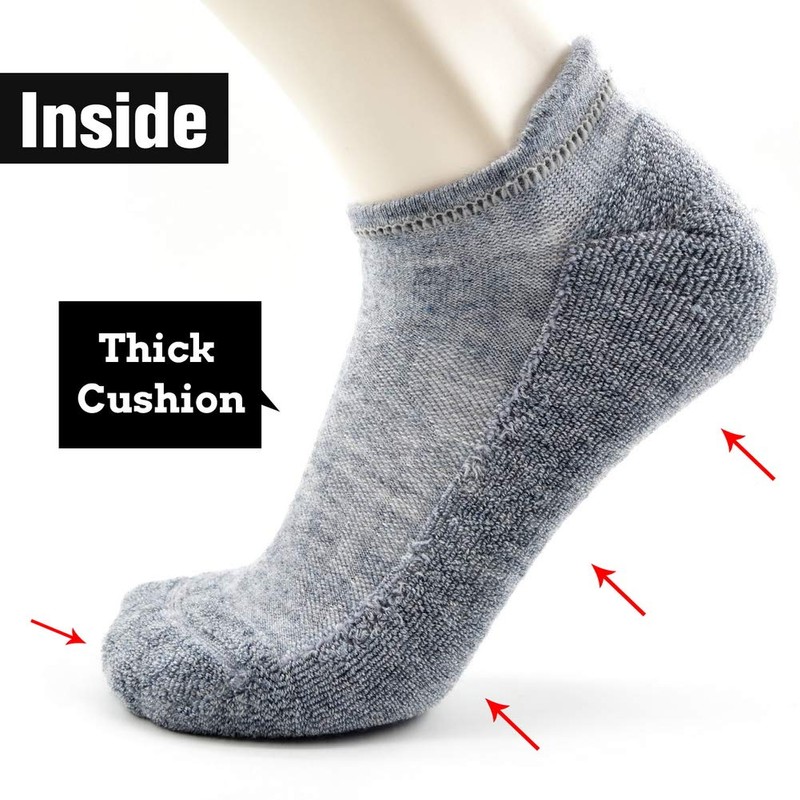 Busy Socks Mens Thick Wool Running Socks, Womens Spring Merino
