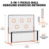 FAHKNS Pickleball Rebounder Training Equipment, Pickleball Rebound Net, for Single
