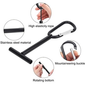 MiOYOOW Fly Tippet Holder, 3 Stück Angeln Vorfachhalter, Vorfachschnurhalter, Tragbarer Vorfachspulen Halter mit Schnalle für 6 Fliegenfischspulen zur Aufbewahrung von Vorfachschnüren