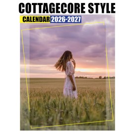 Cottagecore Style Calendar 2026 - 2027: Focused Living Starts Here with This 24-Month Personal Planner