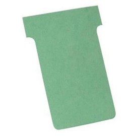 Nobo Board Accessory, T-Cards in Blister Pack, Size 2, Pack of 100, Green