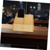 MAGICLULU Wooden Cell Phone Organizer with Compartments Multifunctional Desktop Storage