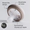 Tommee Tippee Breast-Like Pacifier, 0-6 Months, Symmetrical Design, Natural Breast-Like