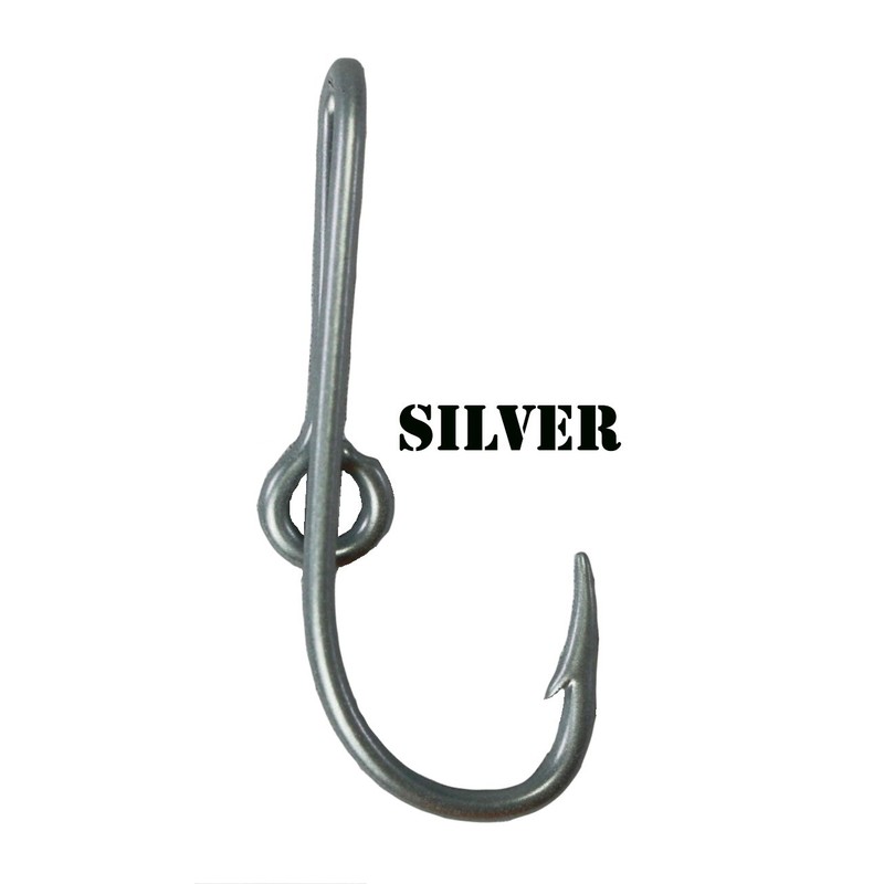 Eagle Claw Silver Hat Hook Fish Hook for Hat Money/Tie