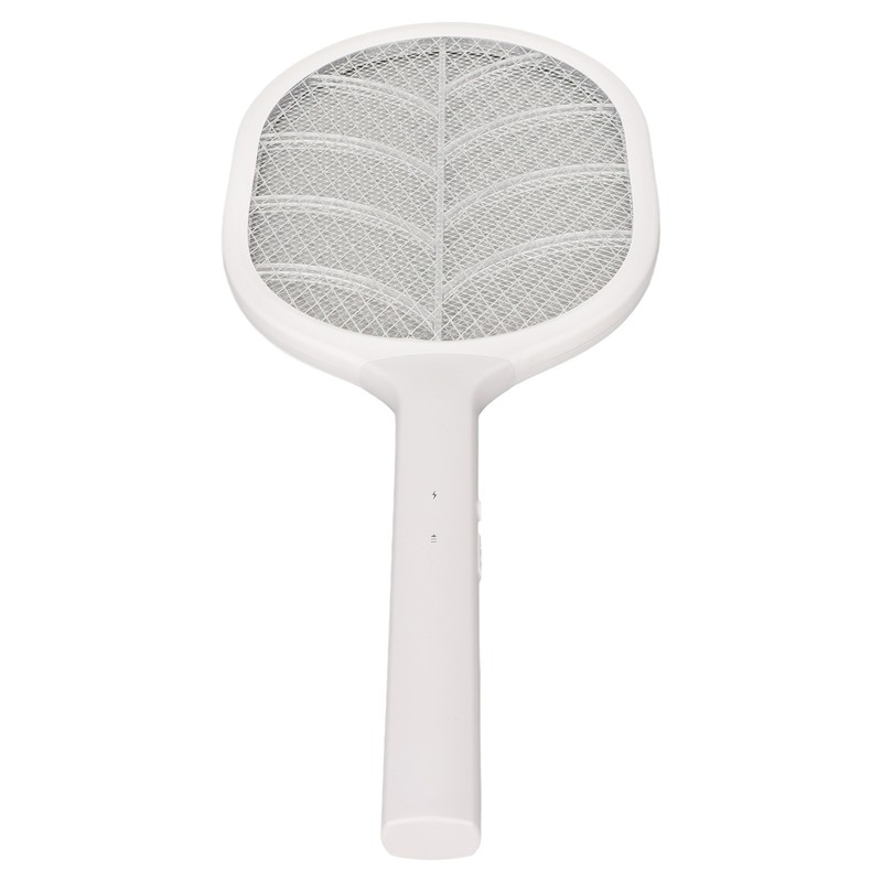 Electric Fly Swatter USB Charging Purple Light 3 Layers Safety