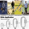 Lsqurel Quick Link 304 Stainless Steel Locking Carabiner Heavy Duty