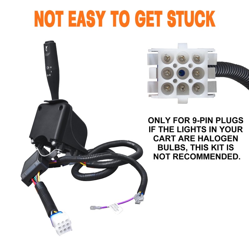 Orle Oko Universal Golf Cart Turn Signal Switch with Horn