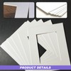 Picture Mounts for Frames 20pcs, 5 Sizes Photo Mounts White