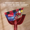 O-Cedar One Sweep Broom with Step-On Dustpan | Remove 99%