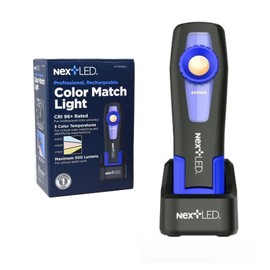 NextLED NT-2040B-3 Handheld Color Matching Auto Detailing light, 500 Lumen, CRI 97, 3 Color Temperature, 2700/4000/6500K, Car Detailing Light, Paint Correction Light, Detailing Work Light for Swirls