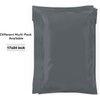 Mailing Bags, Grey Parcel Delivery Bags with Self-Seal Closure, Flexible