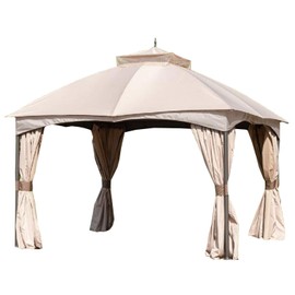 Garden Winds Replacement Canopy Top Cover for Turnberry Gazebo - RipLock 350