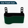 TUCKBOLD Car Trash Can Portable Front Seats Trash Bin Green