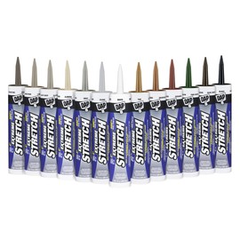 DAP 7079818708 Extreme Stretch Elastomeric Sealant, 10.1 Oz, Dark Brown, 10 Ounces