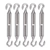 Ratouy Wire Rope Tension, Anti-Rust Turnbuckle for Adjusting Tension (M4)