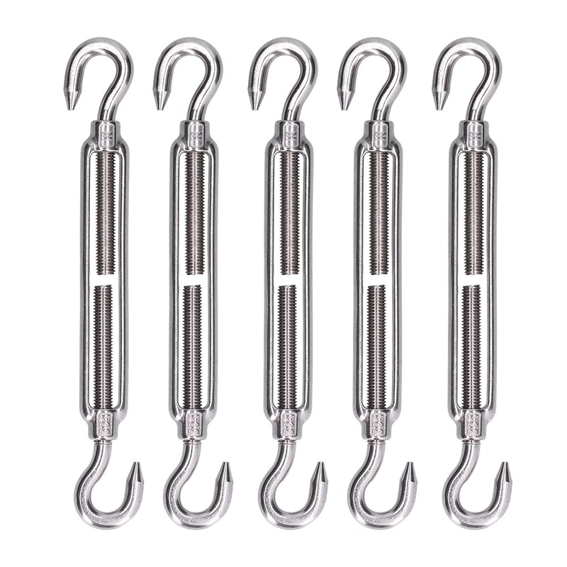 Ratouy Wire Rope Tension, Anti-Rust Turnbuckle for Adjusting Tension (M4)