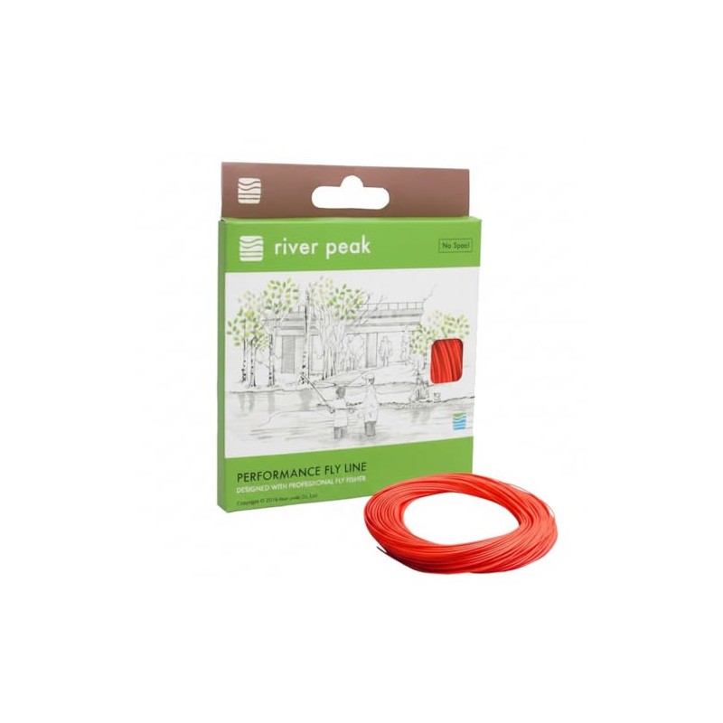 Fly Line DT-3F Double Taper Floating 100FT (30.5m) (Fire Red