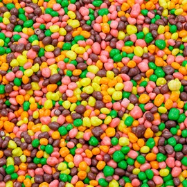 RAINBOW Chew Candy 16 oz – Bulk Bag, Assorted Flavors (Strawberry, Grape, Orange, Lemonade, Watermelon), Sweet, Tangy, Crunchy