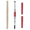 Unaone Eyebrow Brush - 2 PCS Professional Dual-Ended Angled Eye