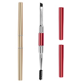 Unaone Eyebrow Brush - 2 PCS Professional Dual-Ended Angled Eye Brow Brush Applicator For Shaping and Filling Brows Lash Eyeliner