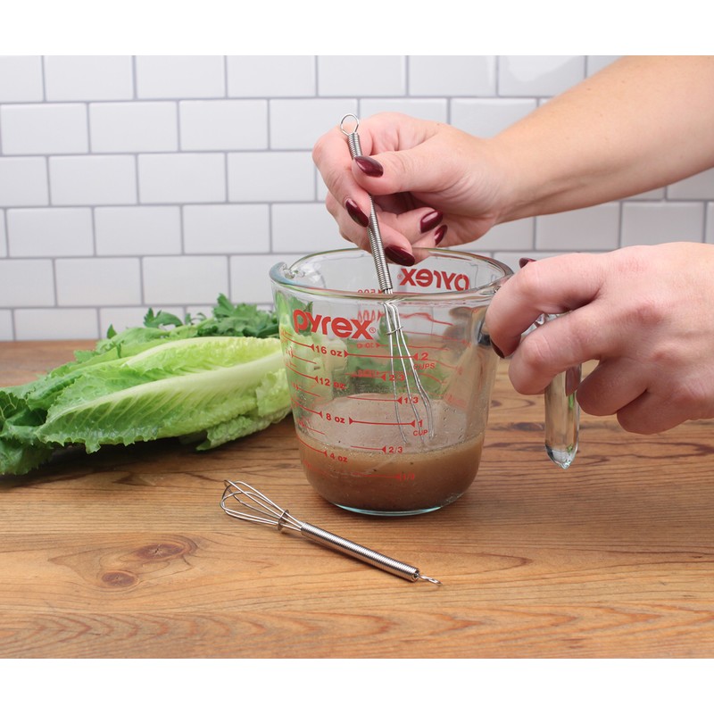 RSVP Endurance 18/8 Stainless Steel Mini Whisks, Set of 3