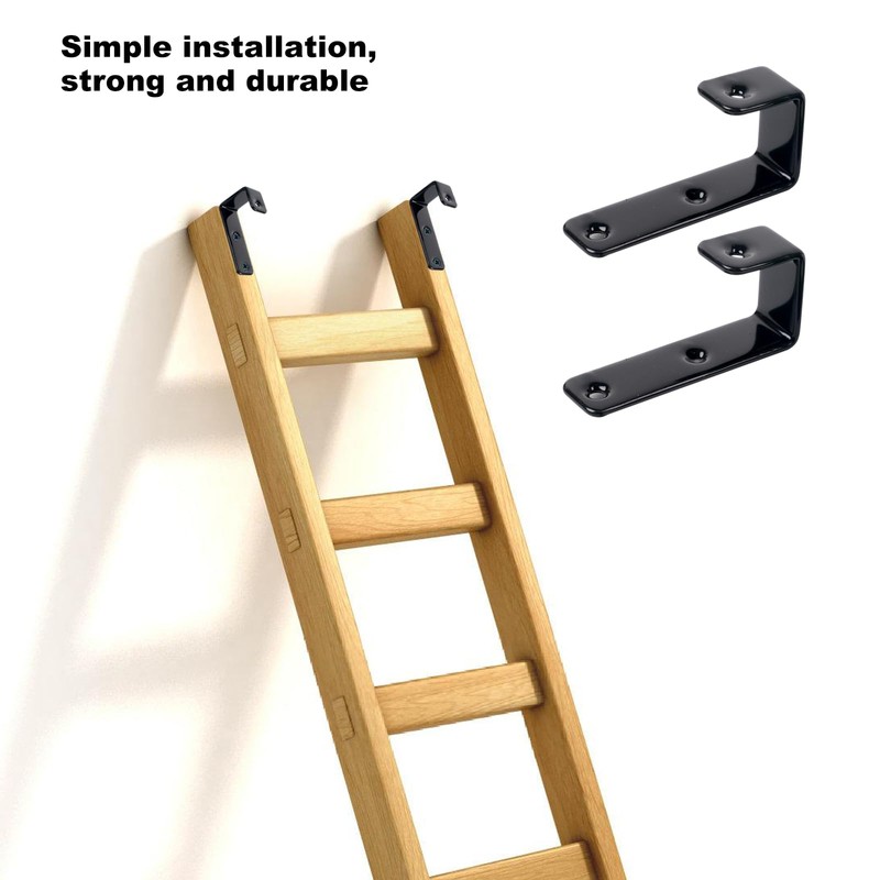 MDPLY 8 Pack Bunk Bed Ladder Hooks, Inside Width 1"