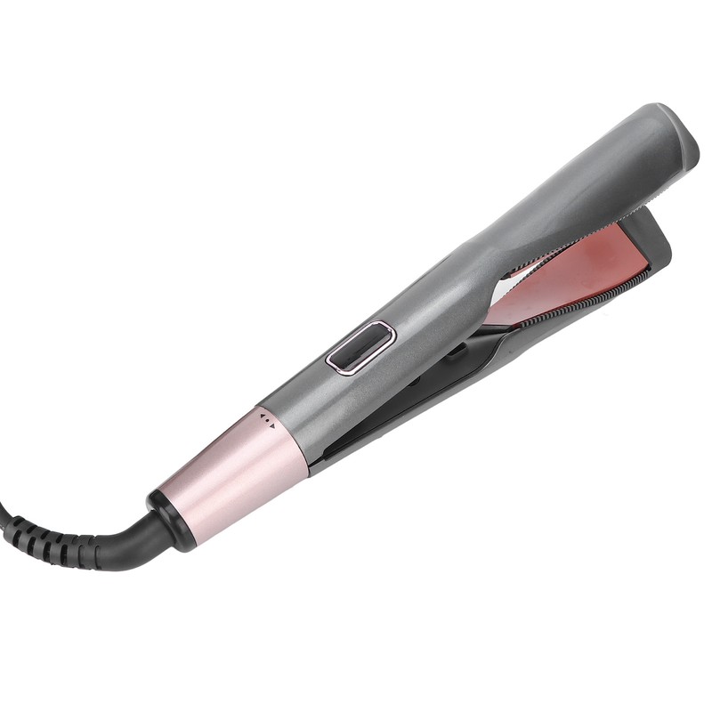 Hair Straightener Curler Professional Temperature Adjustable LCD Curling Iron for