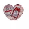 Agape Gifts AGD Valentines Decor - Hugs and Kisses Double-Sided