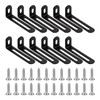 12-Piece Corner Connector with 24-Piece Screws, Shelf Bracket, Mounting Bracket,