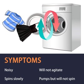 285785 Clutch Assembly for Whirlpool Direct Drive Washing Machines - Replaces AP3094537, 285331, 3351343, 3946794, 3951311, 62699, AH334641, EA334641, LP326, PS334641