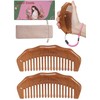 Moreinday 2 Pack Labor Comb with Wrist Strap, Birthing Comb