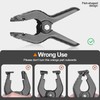 EMART Spring Clamps 12 Pack, Heavy Duty Photography Backdrop Clips