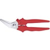 Bessey D48A Angled Combi-Scissors, Red/Grey
