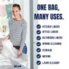 Plasticplace 20-30 Gallon Trash Bags │ 0.7 Mil │ White
