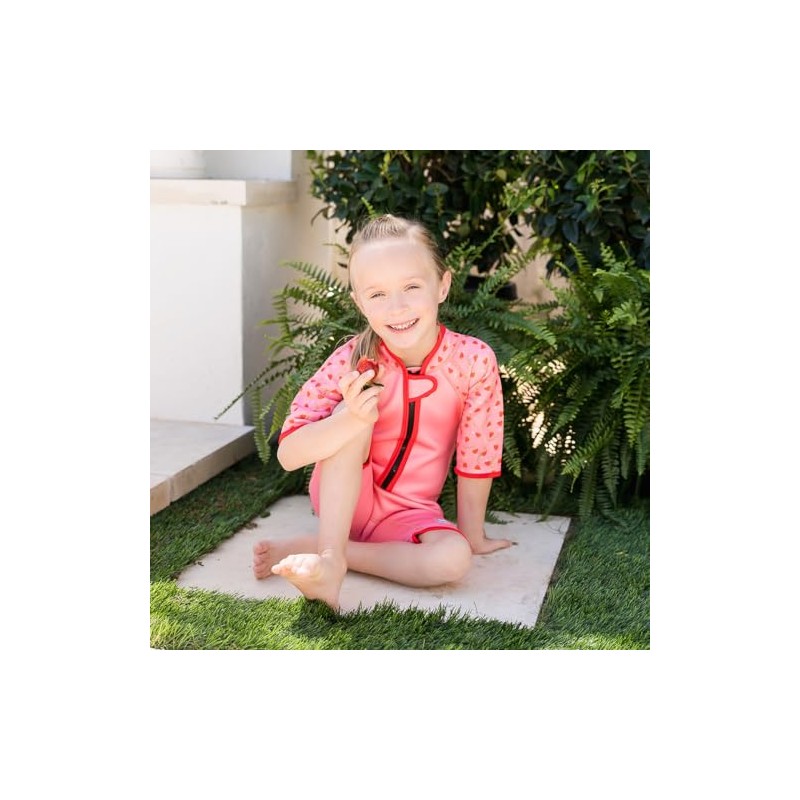 Splash About Shorty Wetsuit, Strawberry Field, 2-4 Years