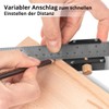 STAHLWERK Angle Stop Ruler | Marking Gauge | Marking Gauge