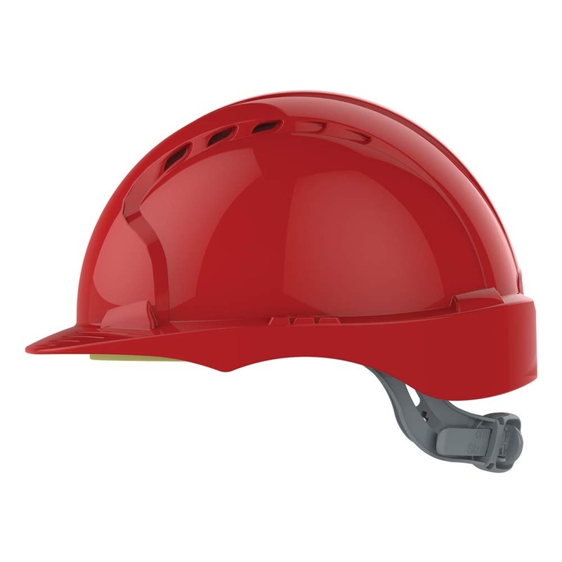 JSP EVO3 HDPE Safety Helmet for Construction/Building with OneTouch Slip