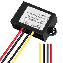 DC-DC Power Converter 12V to 24V 5A Boost Module 120W Step Up Module Voltage Regulator Voltage Converter Regulator