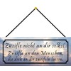 Schatzmix Tin-Plate Sign, Sheet metal, Multicoloured, 27x10 cm