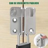 ZiYuya Folding Latch Gate Latch Security Latch Latch for Barn
