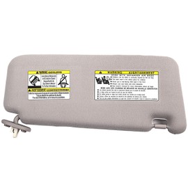 Ezzy Auto Light Gray Left Driver Side Sun Visor fit for Venza with Sunroof 2009 2010 2011 2012 2013 2014 2015 2016 74320-0T022-B1