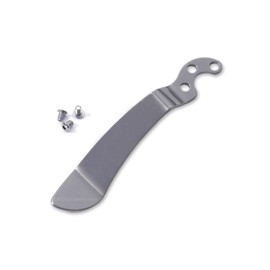 EZSMITH (Model 17 Universal Pocket Clip - (Satin Finish) - Replacement Pocket Clip for Folding Knives, Cell Phones, Flashlights, Tactical Gear, Wallets, Tools