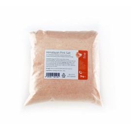 Himalayan Pink Salt Fine Grade 2kg - Natural & Unrefined Pink Salt from the Himalayas