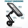 Waterproof Phone Holder with 360 Degree Rotation Adjustable Anti Shock