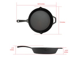 Taste of Home 12-inch Pre-Seasoned Cast Iron Skillet