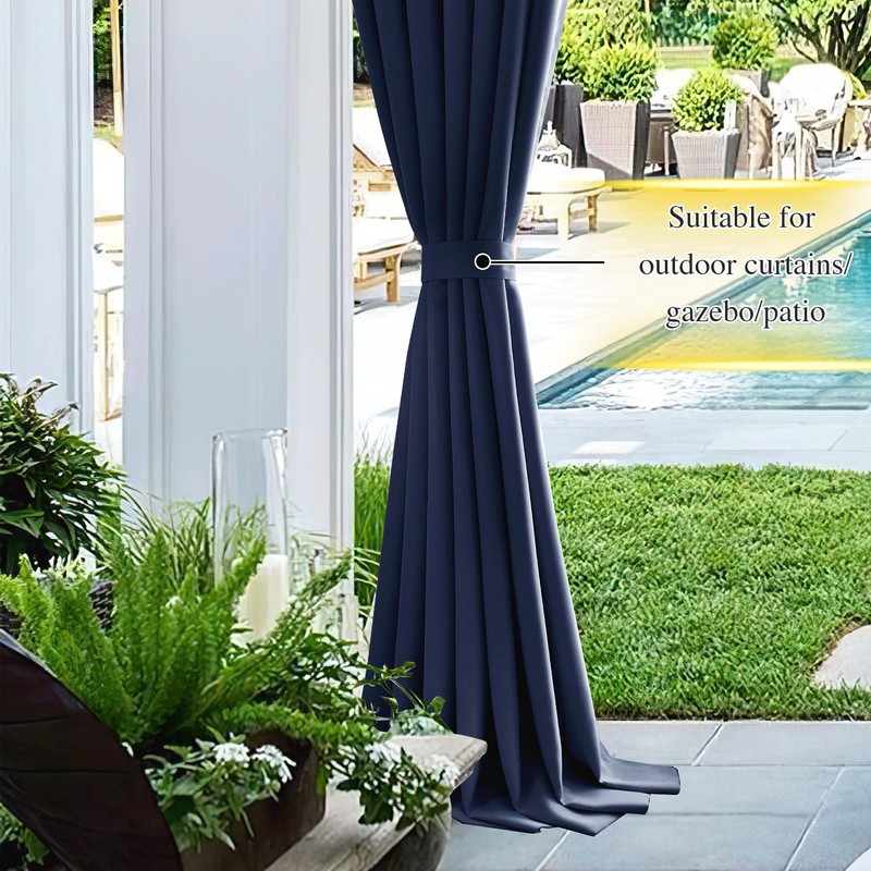 NICETOWN Magnetic Curtain Tiebacks Modern Handmade Tie Backs Decorative Curtain